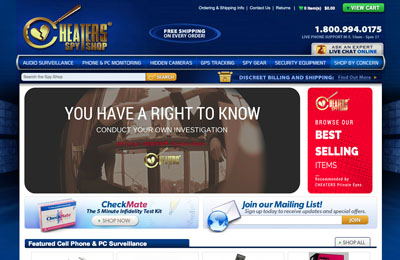 Cheaters Spy Shop
